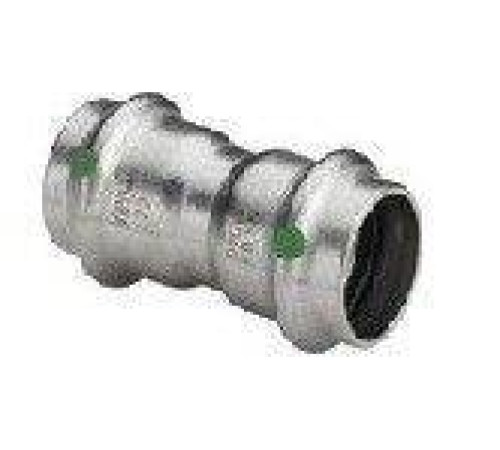 Муфта Viega Sanpress Inox 15 мм нержавеющая сталь 436155