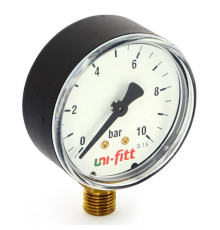 Манометр радиальный Uni-Fitt 10 бар 50 мм 1/4 301D3020