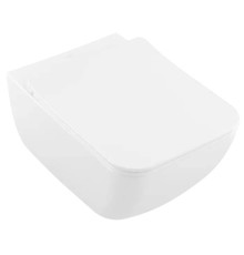 Унитаз подвесной Villeroy & Boch Venticello безободковый с сиденьем SlimSeat Line микролифт 4611RL01