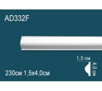 Молдинг Perfect AD332F полиуретановый гибкий 2000х41х15 мм AD332F