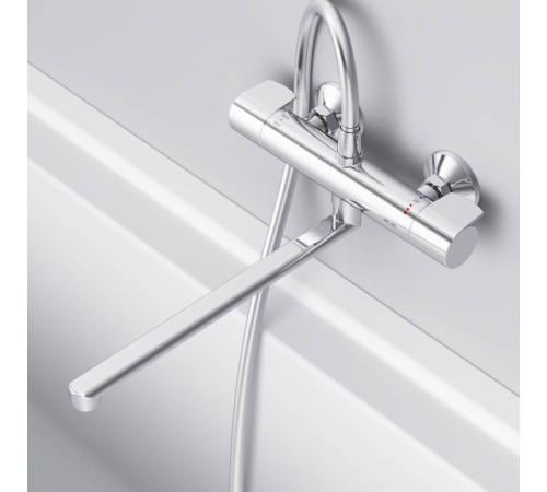 Смеситель для ванны и душа AM.PM X-Joy с термостатом F85A50900