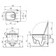 Унитаз-биде подвесной TECE TECEneo 54х36 см безободковый смыв Tornado сиденье slim 9700213