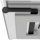 Полочка для душа Keuco Edition 11 со стеклоочистителем подвесная silver-anodized/хром 11159010000