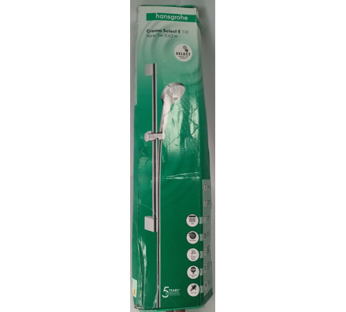 Душевой гарнитур Hansgrohe Croma Select E Vario 600 мм 110 мм 3 режима 26582400