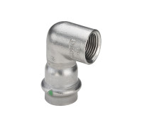 Угольник 90° Viega Sanpress Inox пресс-ВР нержавеющая сталь 28 мм x 1 437046