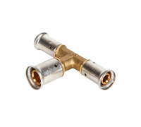 Тройник пресс переходной HENCO 26x32x26 мм латунь 12P-263226