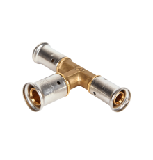 Тройник пресс переходной HENCO 26x32x26 мм латунь 12P-263226