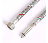Гибкая подводка для смесителя Uni-Fitt 1/2 x M10 длинный штуцер 50 см 503S2805