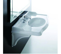 Раковина Simas Arcade 90х56 см 3 отверстия с полотенцедержателем белая AR864bi/MNSLENbi