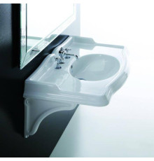 Раковина Simas Arcade 90х56 см 3 отверстия с полотенцедержателем белая AR864bi/MNSLENbi