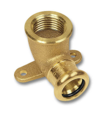 Водорозетка пресс SANHA PuraPress 8472G 15x1/2 ВР бронза 184721512