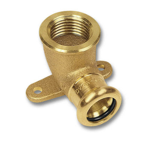 Водорозетка пресс SANHA PuraPress 8472G 15x1/2 ВР бронза 184721512