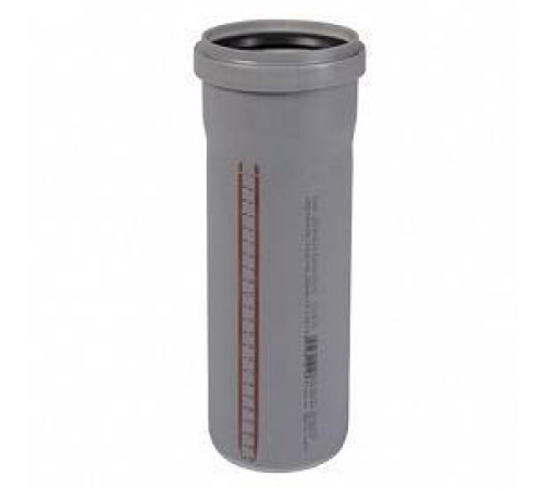Труба канализационная Ostendorf HTEM 50x1500 мм PP серая 112050