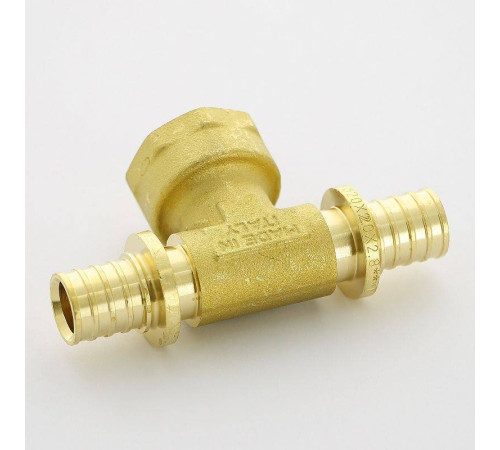 Тройник аксиальный Uni-Fitt 20х3/4х20 ВР латунь 747G7370