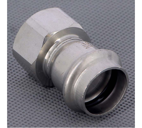 Муфта переходная пресс-В Viega Sanpress Inox нержавеющая сталь 22x3/4 436629