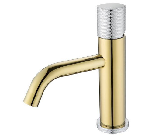 Смеситель для раковины Boheme Stick Gold Touch Chrome 121-GCR.2