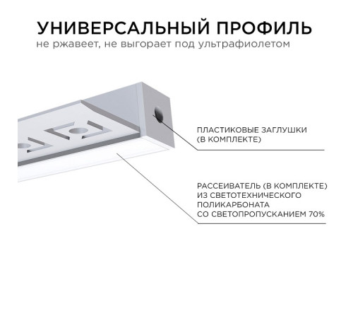 Короб встраиваемый угловой внешний Apeyron Electrics 08-50