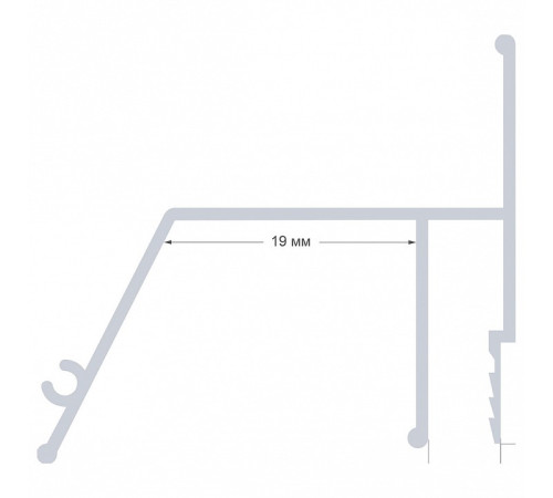 Профиль для контурной подсветки натяжного потолка Apeyron Electrics 08-60
