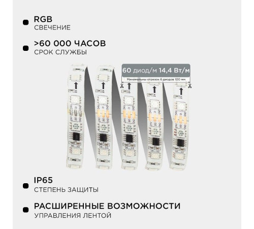 Комплект с лентой светодиодной Apeyron Electrics 10-100