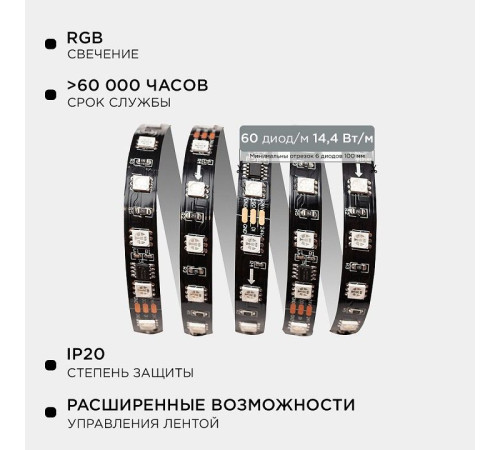 Комплект с лентой светодиодной Apeyron Electrics 10-101