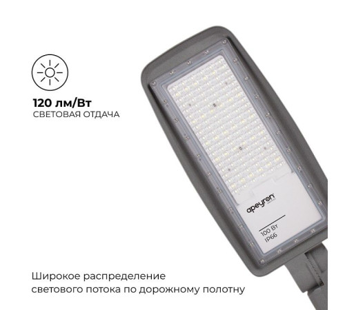Светильник консольный уличный Apeyron Electrics 100 Вт 29-11