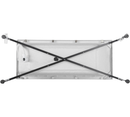Акриловая ванна Aquanet Agata 170x75 см с каркасом 00369596