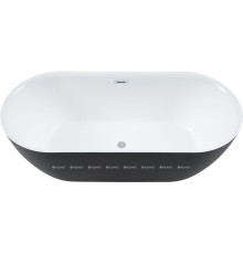 Акриловая ванна Aquanet Delight 170x78 см Black matte 00289723