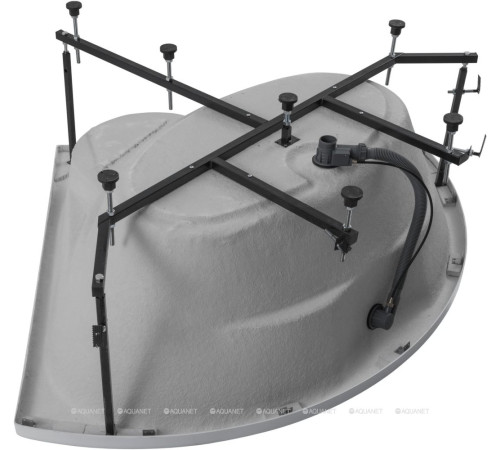 Ванна акриловая Aquanet Vitoria 130x130 см в комплекте 00205371