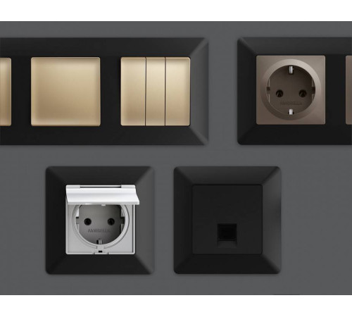 Рамка на 3 поста Ambrella Volt Line AF110703