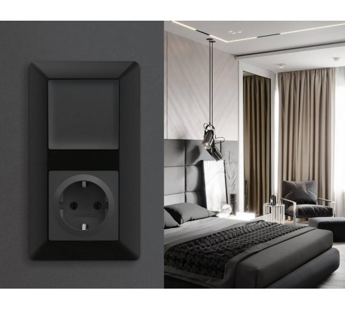 Рамка на 4 поста Ambrella Volt Line AF110704