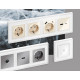 Рамка на 3 поста Ambrella Volt Arctic AF580103