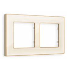 Рамка на 2 поста Ambrella Volt Arctic AF580342