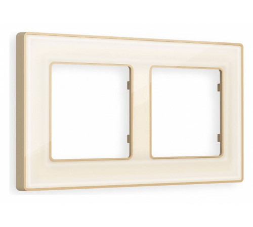 Рамка на 2 поста Ambrella Volt Arctic AF580342