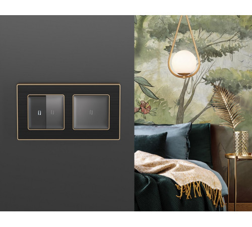 Рамка на 2 поста Ambrella Volt Arctic AF580542