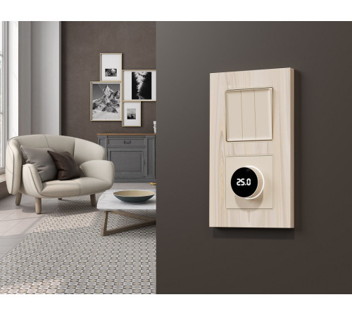 Накладка для терморегулятора электромеханического для теплого пола Ambrella Volt ALFA AP3258