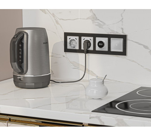 Накладка для терморегулятора электромеханического для теплого пола Ambrella Volt ALFA AP4058