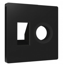 Накладка для ТВ-розетки и RJ-11 или RJ-45 Ambrella Volt ALFA AP8125