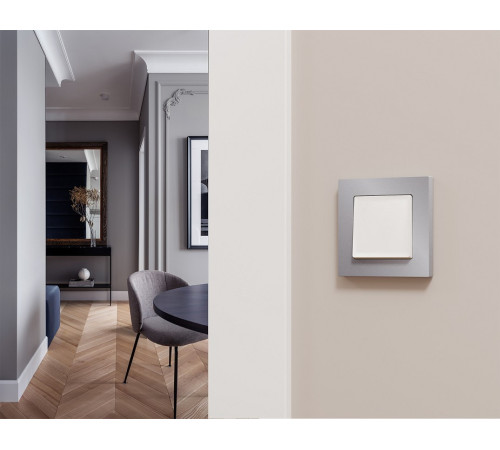 Выключатель двухполюсной самовозвратный без рамки Ambrella Volt MA MA121050