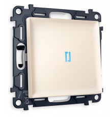 Выключатель проходной одноклавишный с подсветкой Ambrella Volt Quant MA322040