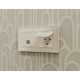 Розетка Ethernet RJ-45 и со шторками, без рамки Ambrella Volt ALFA MA332005