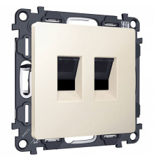 Розетка двойная Ethernet RJ-45 без рамки Ambrella Volt MA MA332110