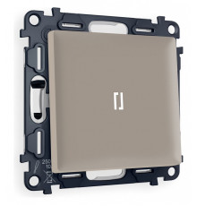 Выключатель проходной одноклавишный с подсветкой Ambrella Volt Quant MA362035