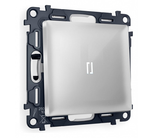 Выключатель проходной одноклавишный с подсветкой Ambrella Volt Quant MA402035