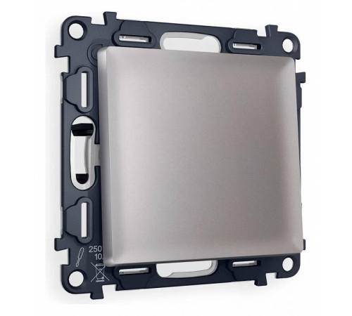 Выключатель перекрестный одноклавишный без рамки Ambrella Volt Quant MA501030