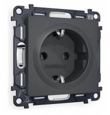 Розетка с заземлением, без рамки Ambrella Volt Quant MA906010