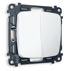 Выключатель двухклавишный без рамки Ambrella Volt Quant MO123010