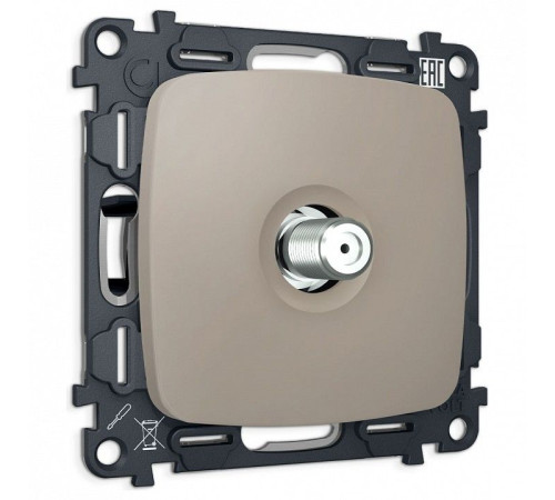 ТВ-розетка без рамки Ambrella Volt OMEGA MO373050