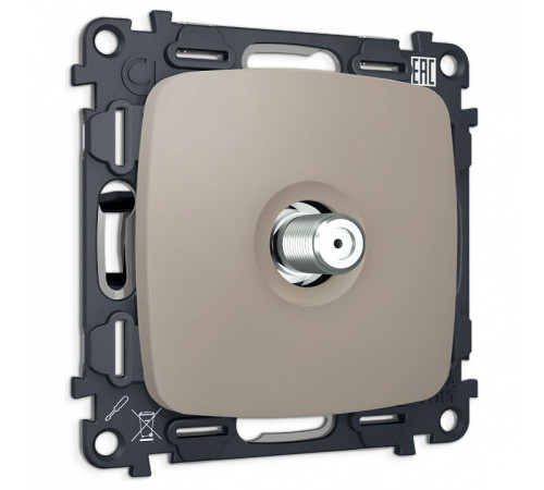 ТВ-розетка без рамки Ambrella Volt OMEGA MO373050