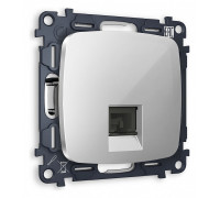 Розетка Ethernet RJ-45 и со шторками, без рамки Ambrella Volt Quant MO412010