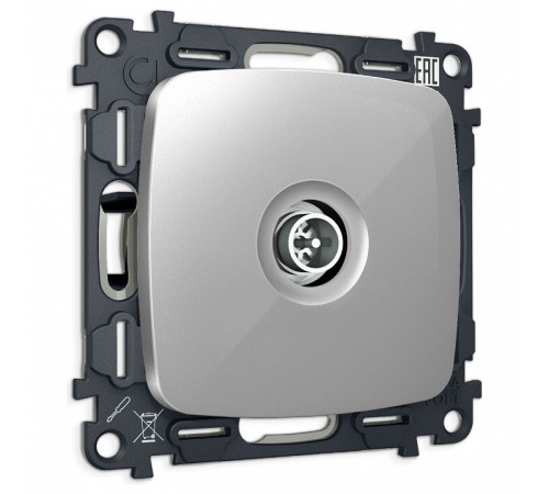 ТВ-розетка оконечная без рамки Ambrella Volt OMEGA MO413005